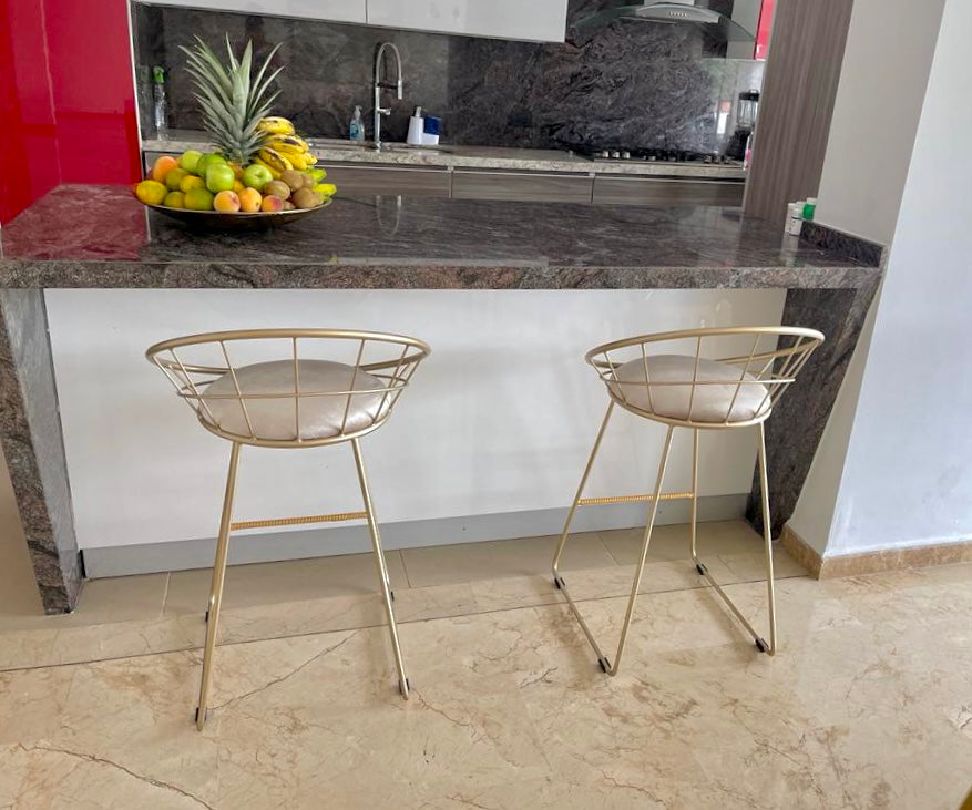 Silla de barra perla