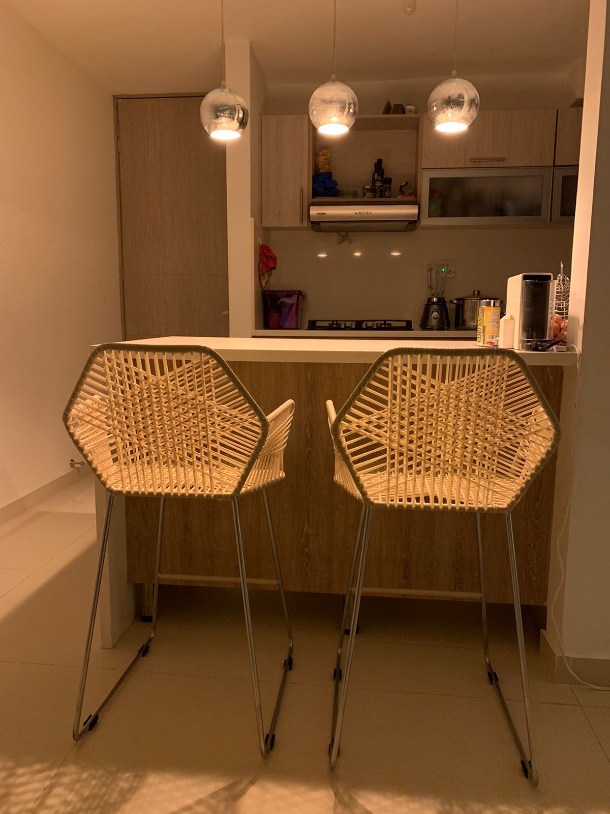 Silla de barra diamante