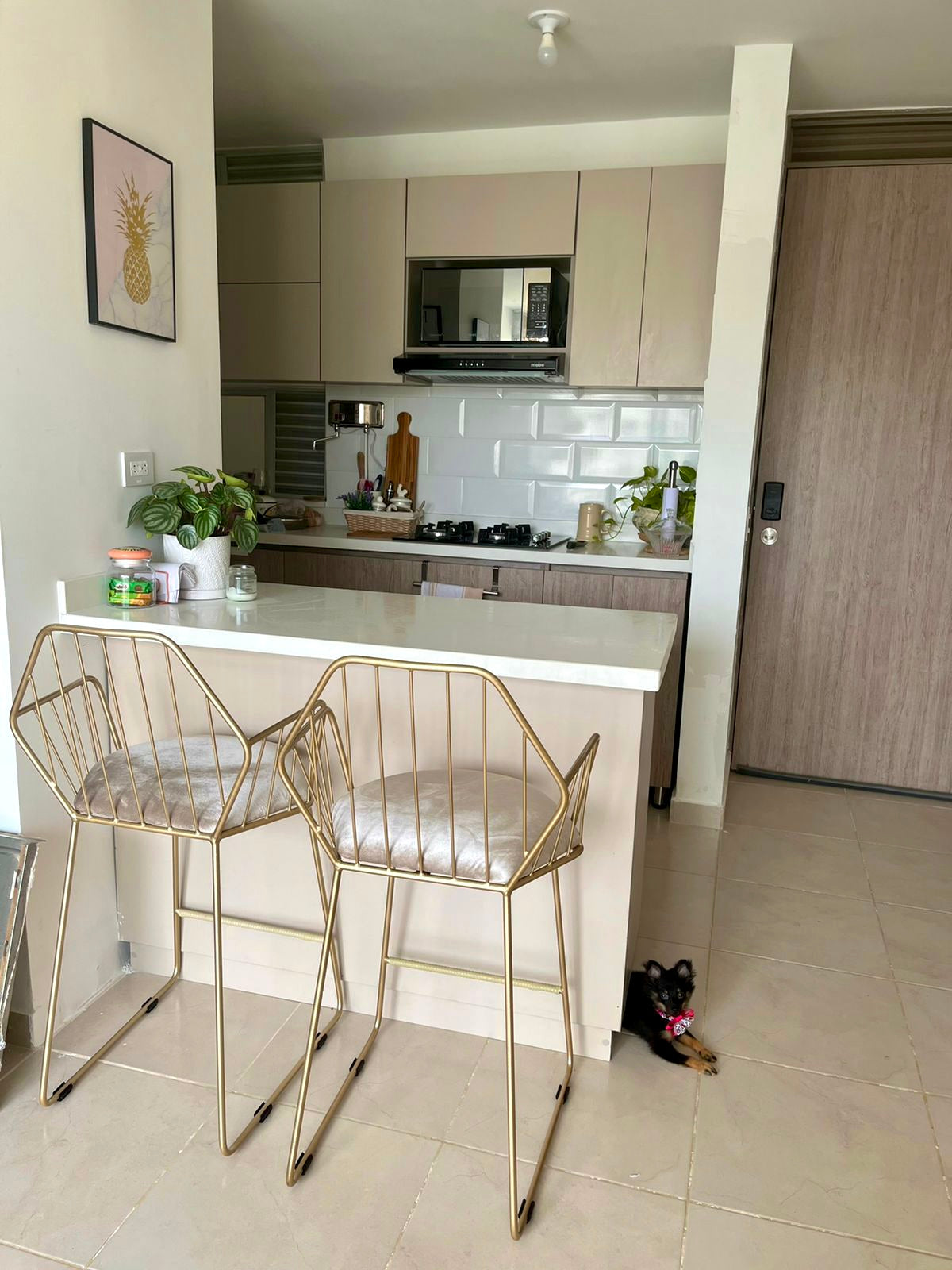 Silla de barra doral