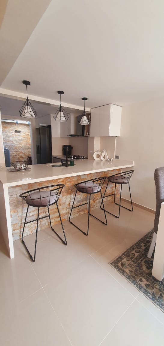 Silla de barra perla