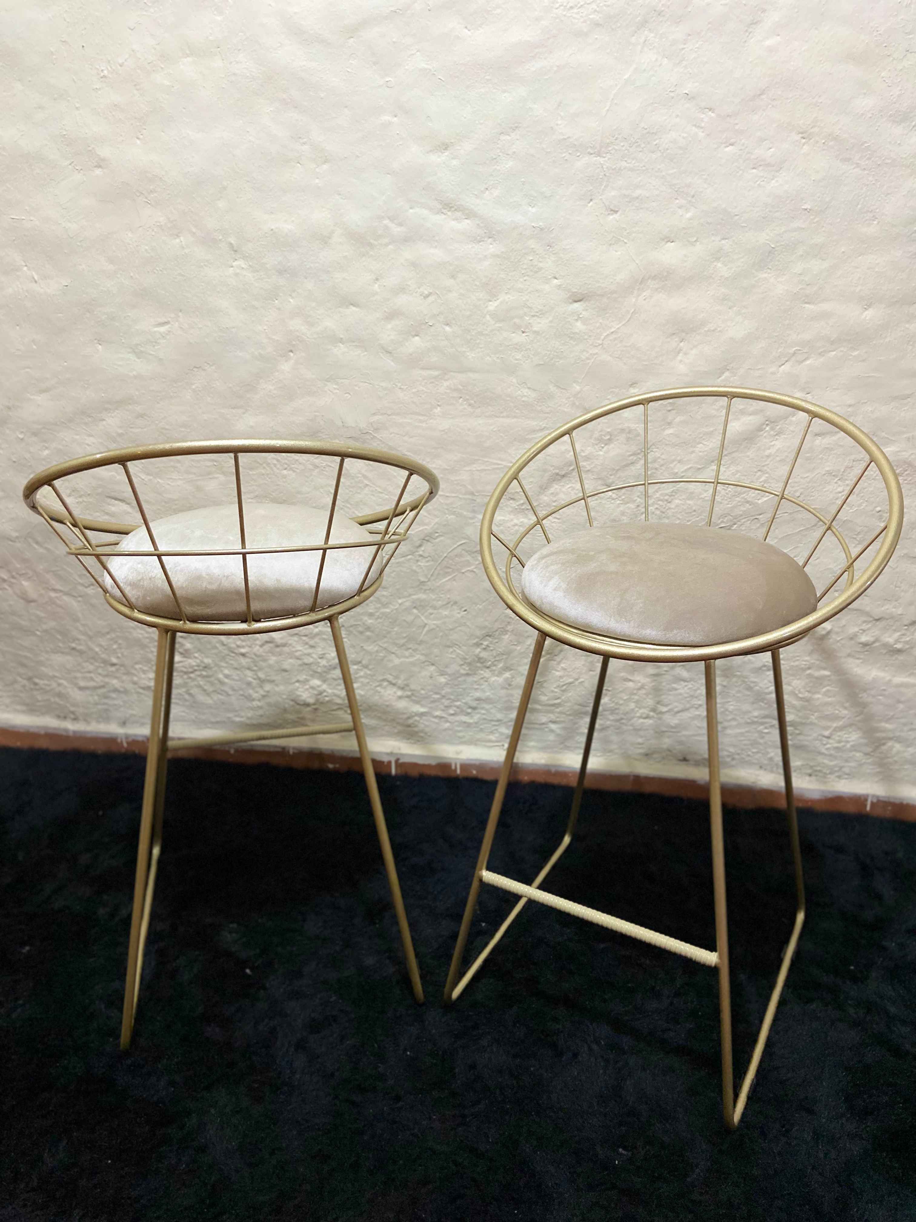 Silla de barra perla
